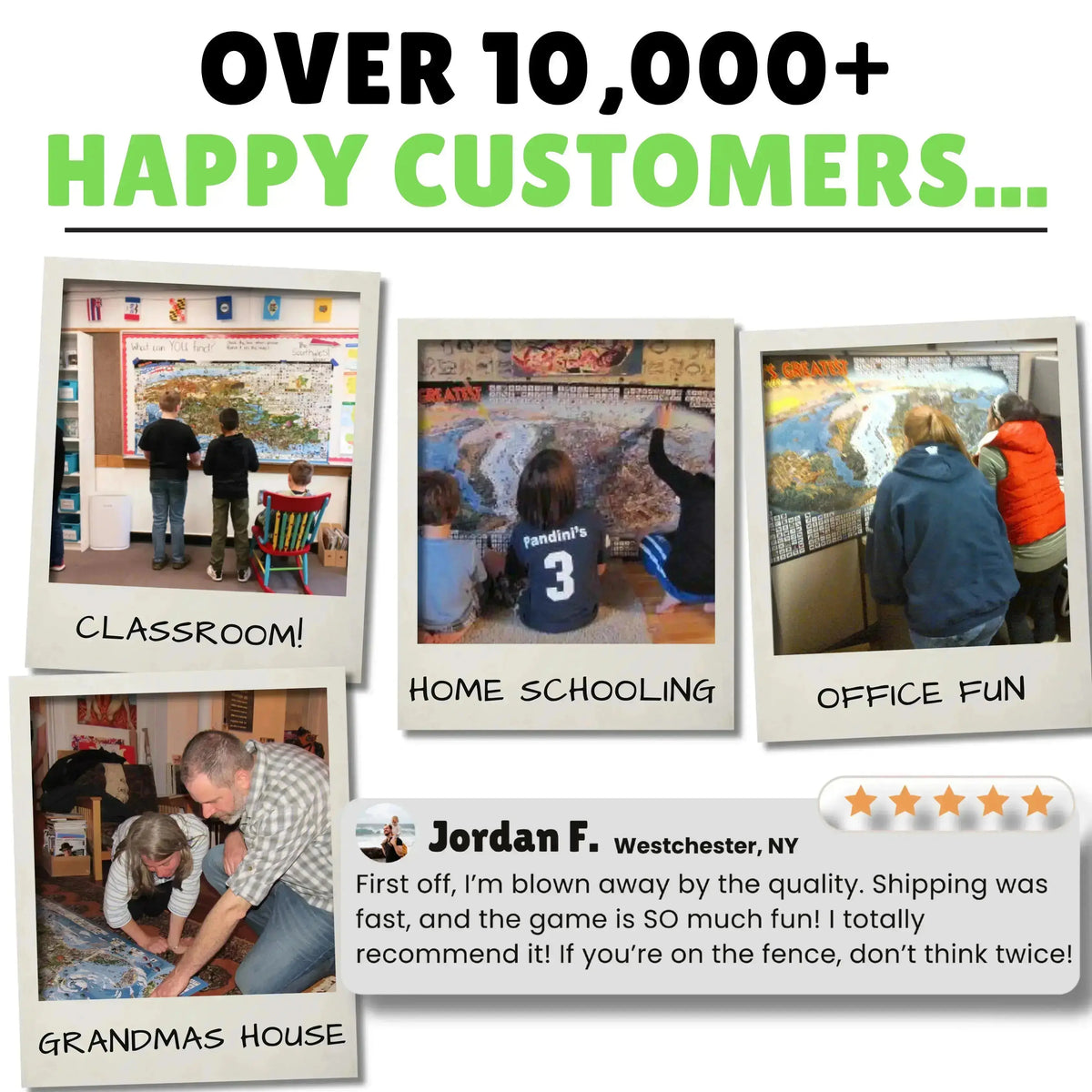 Over 10,000 happy customers